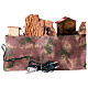 Krippenstall mit Beleuchtung und Geburt-Christi-Szene – 20 × 30 × 20 cm s4