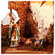 Capanna illuminata 45x30x40 cm presepe 16 cm  s3