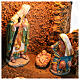 Cabaña con Natividad belén 16 cm luz 50x40x30 cm s2