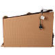 Capanna illuminata 60x35x40 cm presepe 10-12 cm  s4