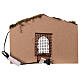 Cabaña 30x40x20 cm con luz belén 12 - 14 cm s4