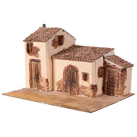 Classic village for 10 cm Nativity Scene, 25x45x30 cm