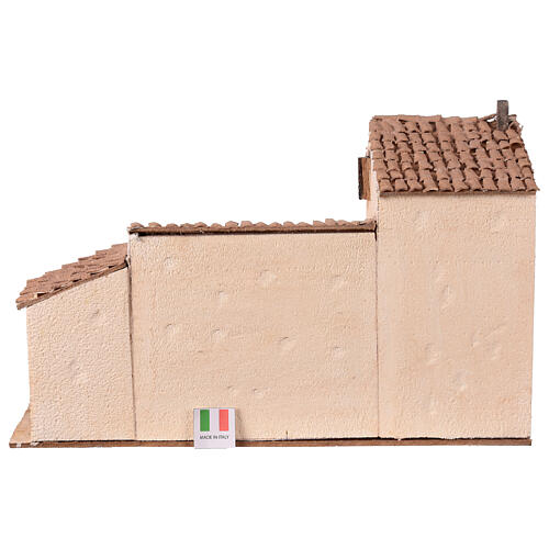 Aldeia clássica 25x45x30 cm para presépio de 10 cm 5