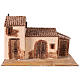 Aldeia clássica 25x45x30 cm para presépio de 10 cm s1