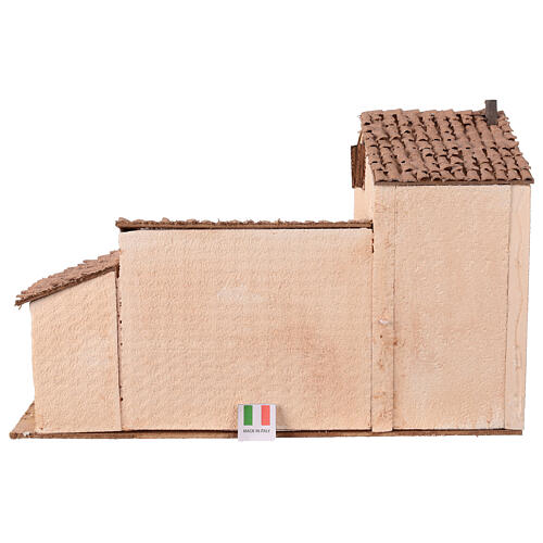 Pueblo clásico 30x45x35 cm para belén 12 cm 5