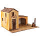 Pueblo popular clásico 25x40x30 cm para belén de 10 cm s3