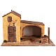 Antico borgo colorato 25x45x35 cm per presepe 12 cm s1