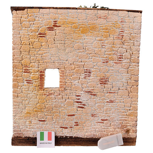 Bottega falegname 25x25x20 cm con led presepe 12 cm 4