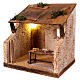 Bottega falegname 25x25x20 cm con led presepe 12 cm s3