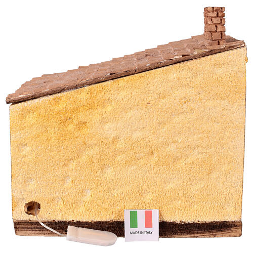 Bottega fabbro 20x25x20 cm per presepe 10 cm 4