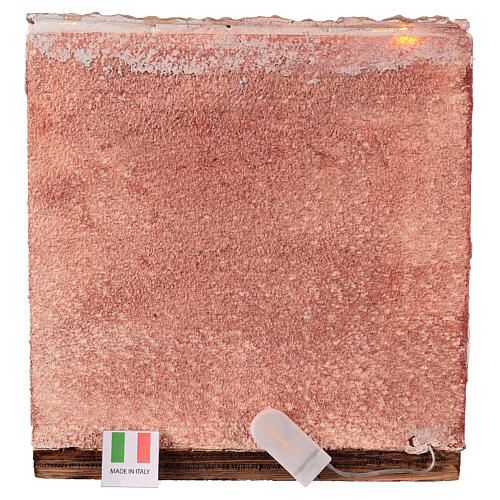 Décor taverne 25x25x20 cm crèche 12 cm 4