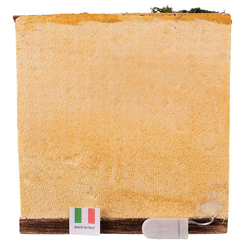 Traditional Oil Mill Setting 25x25x20 cm for 10 cm Nativity Scene 4