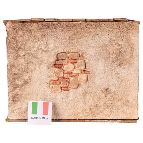 Ovile con recinto 15x18x15 cm per presepe 10 cm 4