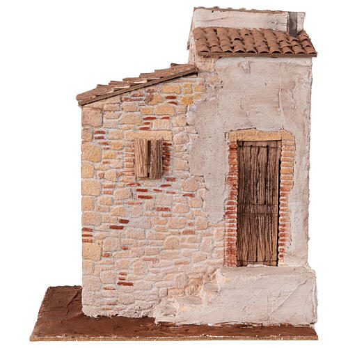 Casa típica popular 30x25x20 cm para belén 12 cm 1