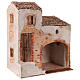 Casa in stile popolare presepe 30x25x28 cm statuine da 12 cm s3
