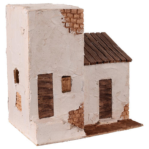 Palestinian House 25x25x15 cm Nativity 10 cm 3