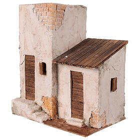 Casa presépio estilo palestiniano 30x25x20 cm para figuras de 12 cm