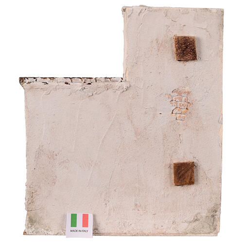 Palestinian style nativity house 30x25x20 cm for 12 cm figurines 4