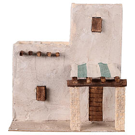 House in Palestinian style for 10 cm Nativity Scene, 25x25x15 cm