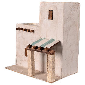 House in Palestinian style for 10 cm Nativity Scene, 25x25x15 cm