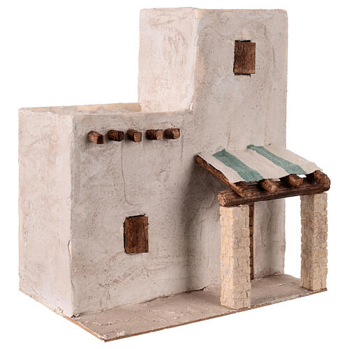 House in Palestinian style for 10 cm Nativity Scene, 25x25x15 cm 3