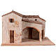 Rustic building, 30x50x40 cm, for 12 cm Nativity Scene s1