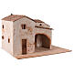 Rustic building, 30x50x40 cm, for 12 cm Nativity Scene s3