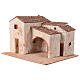Ancient village house 30x50x40 cm for 12 cm nativity scene s2