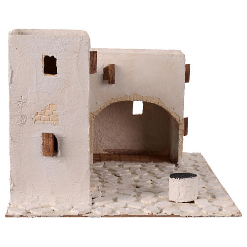 Borgo stile palestinese 25x45x35 cm presepe 10 cm 4