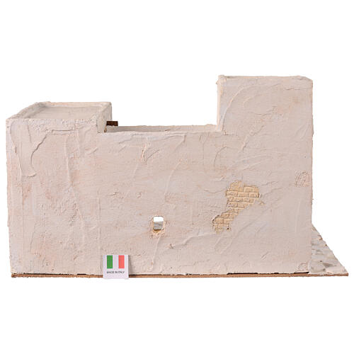 Borgo stile palestinese 25x45x35 cm presepe 10 cm 5