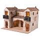Scenografia con balconi 31x 45x35 cm presepe 10 cm s2