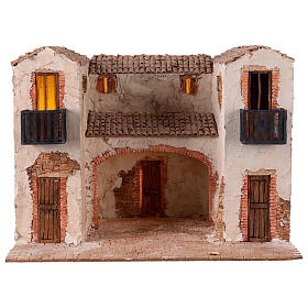 Classic setting for 12 cm Nativity Scene, 35x50x40 cm