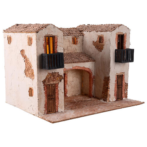 Classic setting for 12 cm Nativity Scene, 35x50x40 cm 3