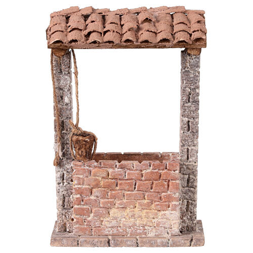 Pozzo ornamentale 15x10x5 cm presepe 10 cm 1