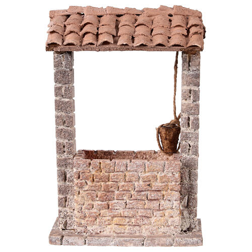 Pozzo ornamentale 15x10x5 cm presepe 10 cm 4