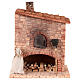 Forno con led 15 cm per presepe 12 cm s1