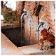 Painted double fountain with pump for 20 cm Nativity Scene, 25x25x20 cm s2