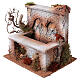 Fuente doble belén 20 cm pintada con bomba 25x25x20 cm s3