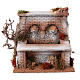 Fontanile doppio presepe 20 cm dipinto con pompa 25x25x20 cm s1