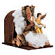 Anioł trzepocze skrzydłami, Moranduzzo – ruchoma figurka do szopki 13 cm, 15x10x15 cm s2