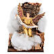 Angel flapping wings, 13 cm Moranduzzo animated nativity scene 15x10x15 cm s1