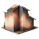 Piazza presepe 3 cm case rustiche 15x15x15 cm s4