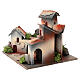 Piazzetta presepe 3 cm case miniatura 12x15x15 cm s2