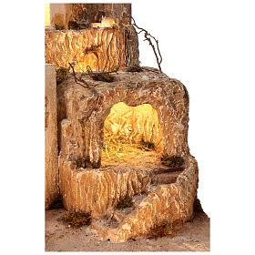 Palestinian Village 14 cm Module 1, Neapolitan Nativity Scene, 80x95x120 cm