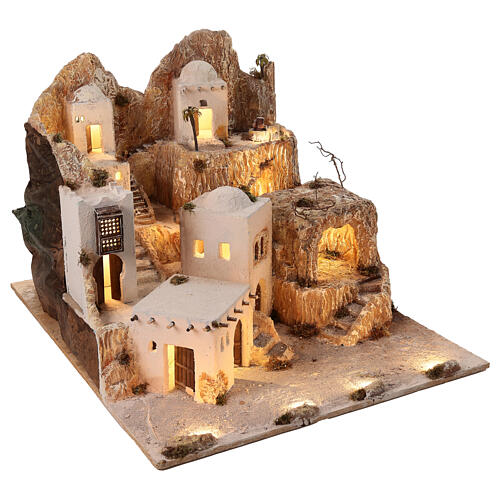 Palestinian Village 14 cm Module 1, Neapolitan Nativity Scene, 80x95x120 cm 7