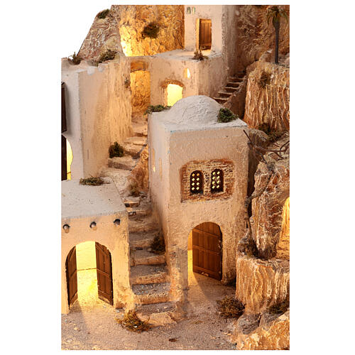 Palestinian Village 14 cm Module 1, Neapolitan Nativity Scene, 80x95x120 cm 9