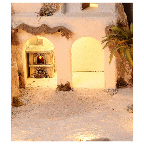 Palestinian village for 14 cm Neapolitan Nativity Scene, unit 2, 95x95x120 cm 3