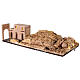 Scenografia 110x50 cm presepe Pasquale per statuine 9-10 cm sepolcro s3