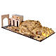 Décor arabe tombeau 120x60 cm crèche de Pâques 12-14 cm s3