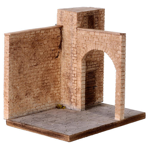 Setting of Jesus' entrance into Jerusalem, 35x25x32 cm, for 8-10 cm Easter Creche 3